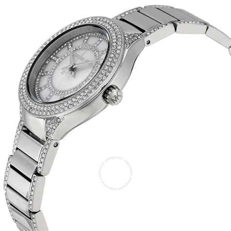 michael kors mini kerry silver tone watch|Kerry Mini Pavé Silver.